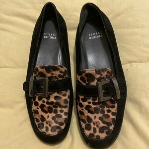 Stuart Weitzman lug sole buckle loafer